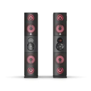 Party+Duo+Tower+Speaker+Set+w%2F+2+Microphones