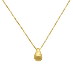 Teardrop+Gold+Pendant