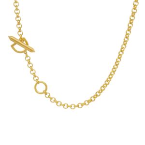 Rolo+Chain+Necklace+Gold