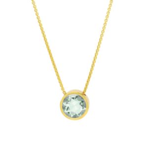 Midi+Knockout+Pendant+in+Green+Amethyst