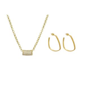 Pave+Tube+Necklace+and+Square+Hoops