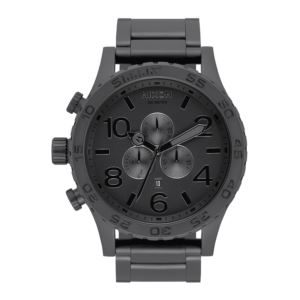 Mens+51-30+Chrono+All+Matte+Black+Stainless+Steel+Watch