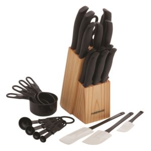 25pc+Soft+Grip+Cutlery+Set+w%2F+Kitchen+Tools