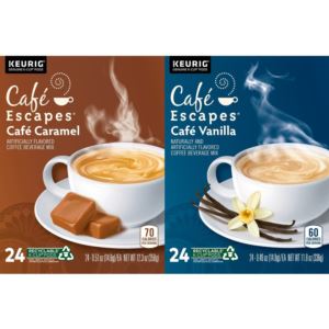K-Cup+Cafe+Escapes+Vanilla+%26+Caramel+Flavor+Pack+48ct