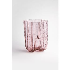 CRACKLE+VASE+PINK+TALL