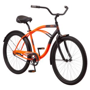 Kulana+Lakona+Shore+Cruiser+Bike%2C+26-Inch+Wheels%2C+Single+Speed%2C+Orange%2FBlack