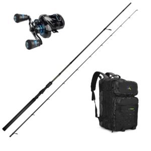 Baitcasting+Rod+and+Reel+with+BlackOut+Backpack