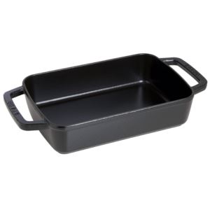 Cast+Iron+Roasting+Pan+Matte+Black