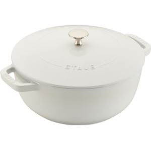 3.75qt+Cast+Iron+Essential+Dutch+Oven+White