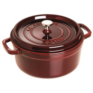Cast+Iron+4qt+Round+Cocotte+Grenadine