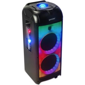 Gemini+GPLT-360++Dual+8%22+Portable+Bluetooth+Speaker+with+LED+Party+Lighting