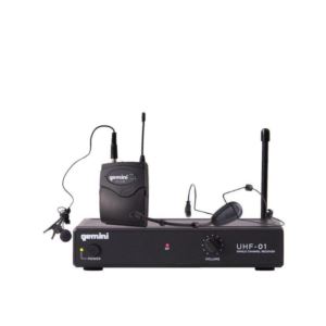 Gemini+UHF-01HL+UHF+Wireless+Headset%2FLavalier+Microphone+System