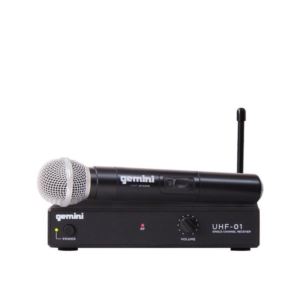 Gemini+UHF-01M+UHF+Handheld+Wireless+Microphone+System