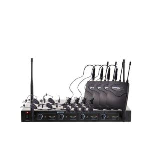 Gemini+UHF-04HL+4-Channel+Wireless+Headset%2FLavalier+Combo+System