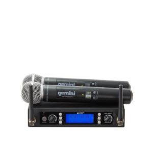 Gemini+UHF-6200M+UHF+Dual+Handheld+Wireless+Microphone+System