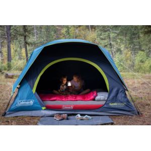 4-Person+Dark+Room+Skydome+Camping+Tent+Blue
