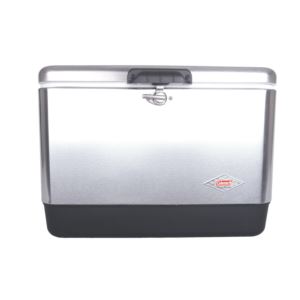 54qt+Stainless+Steel+Chest+Cooler
