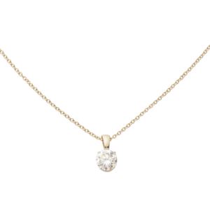 14k+Yellow+Gold+Diamond+Necklace+.50ct