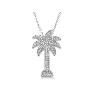 Diamond+Palm+Tree+Necklace