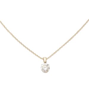 14k+Yellow+Gold+Diamond+Necklace+.33ct