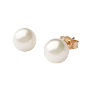 Pearl+Earrings+9mm+-+White