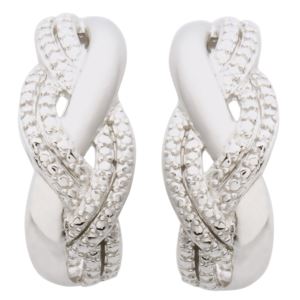 Twist+Diamond+Earrings+with+14k+White+Gold