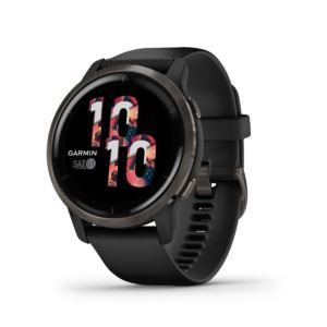 Venu+2+Slate+Stainless+Steel+Bezel+with+Graphite+Case+and+Silicone+Band