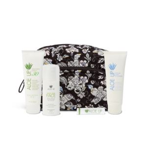 Vera+Bradley+Medium+Cosmetic+Bag+with+Aloe+Up+White+Collection+Sunscreen