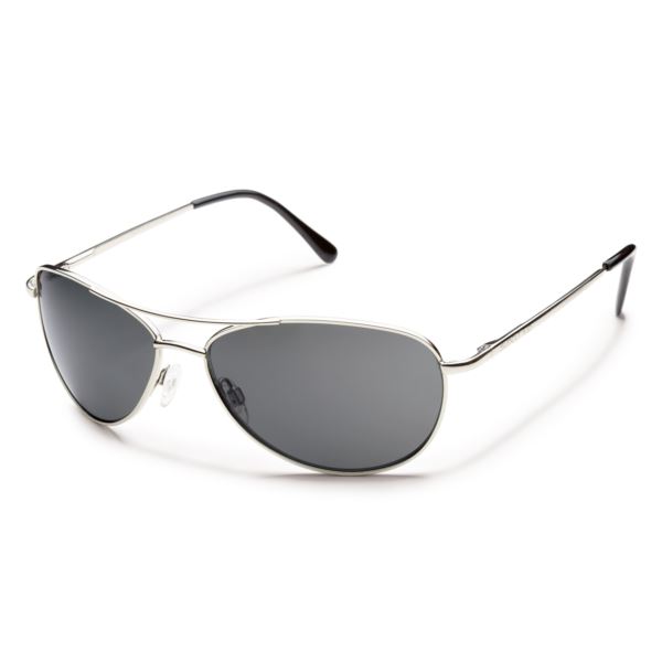 Suncloud Patrol Polarized Sunglasses -  Silver/Gray S-PTPPGYSV