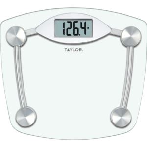 Digital Glass Chrome Bathroom Scale TAYLOR-7506