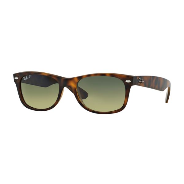 Polarized New Wayfarer Sunglasses - Tortoise Matte/Green 0RB21328947652