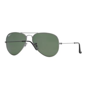 Polarized Aviator Sunglasses - Gunmetal/Green 0RB30250045858