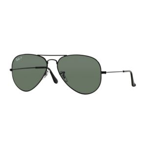 Polarized Aviator Sunglasses - Black/Green 0RB30250025858