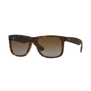 Polarized Justin Classic Sunglasses - Brown/Brown Gradient 0RB4165865T5