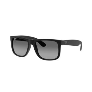 Polarized Justin Classic Sunglasses - Black/ Grey Gradient 0RB4165622T355