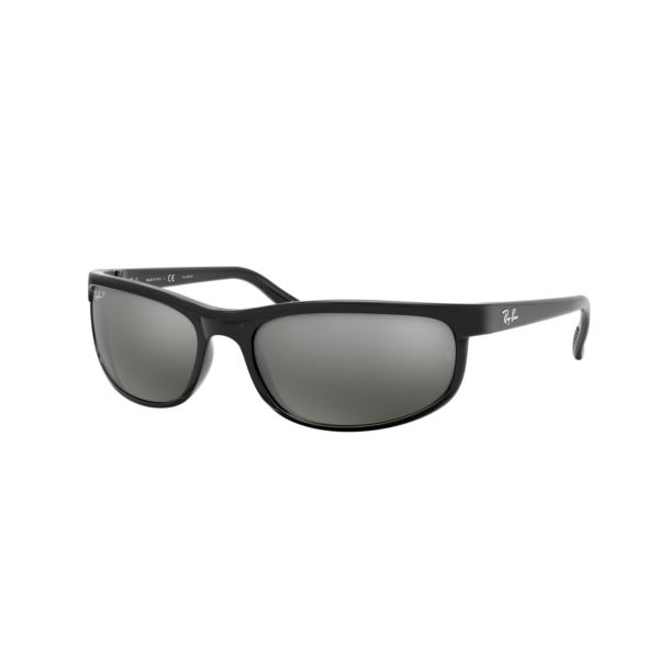 Polarized Predator 2 Sunglasses - Black/Grey 0RB2027601W162