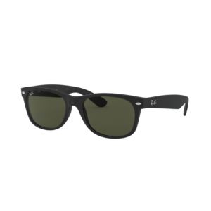 New Wayfarer Sunglasses - Black Matte/Green 0RB213262255