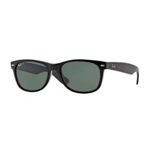 Polarized New Wayfarer Sunglasses - Black/Green 0RB21329015855