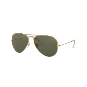 Polarized Aviator Sunglasses - Gold/Green 0RB30250015858