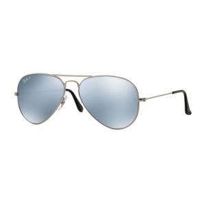 Polarized Aviator Sunglasses - Silver 0RB3025019W358