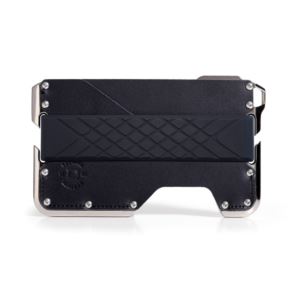 D02 Dapper Wallet - Nickel Plated/Jet Black DGO-D02-JB