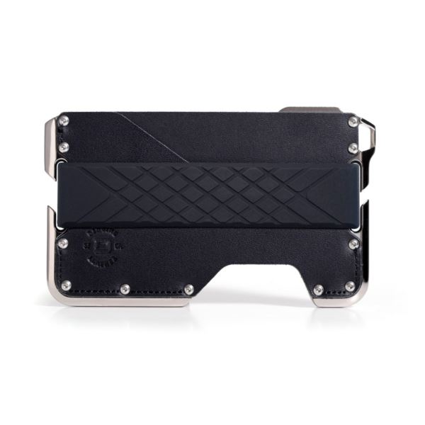 D02 Dapper Wallet - Nickel Plated/Jet Black DGO-D02-JB