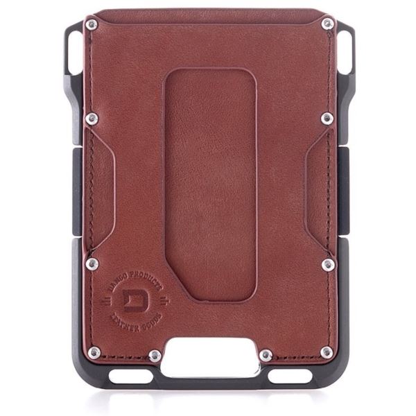 M1 Maverick Wallet - Slate Grey/Whiskey Brown DGO-M1-WB