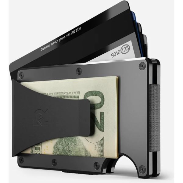Aluminum Gunmetal Money Clip