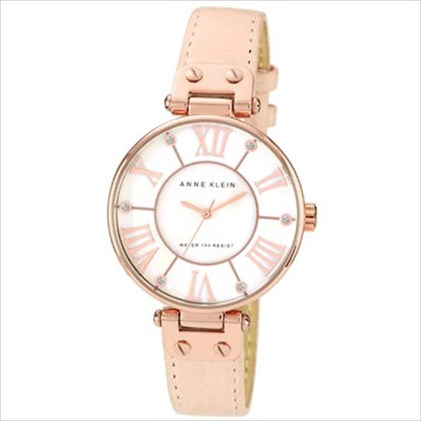 Women's Pink Leather Strap Watch 10-9918RGLP