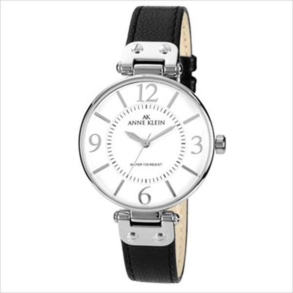 Women's Black Leather Strap Watch 10-9169WTBK