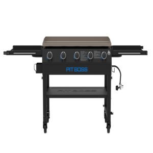 5+Burner+Gas+Griddle+W%2F+Folding+Side+Shelves+%28Pb5Bgd1%29