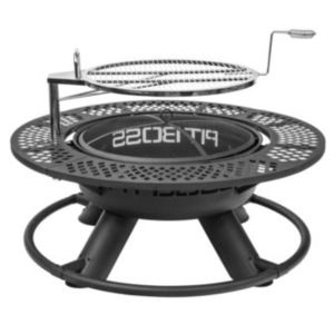 2-In-1+Outdoor+Wood+Fire+Pit%2FGrill+-+Cowboy+%28Pb410Fp%29