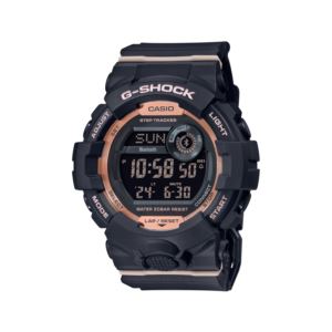 Ladies+G-Shock+Sport+Bluetooth+Digital+Black+%26+Rose+Gold+Watch
