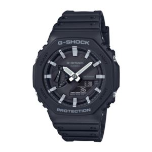 Men%27s+2100+G-Shock+Octagon+Ana-Digi+Matte+Black+Resin+Watch+Black+Dial